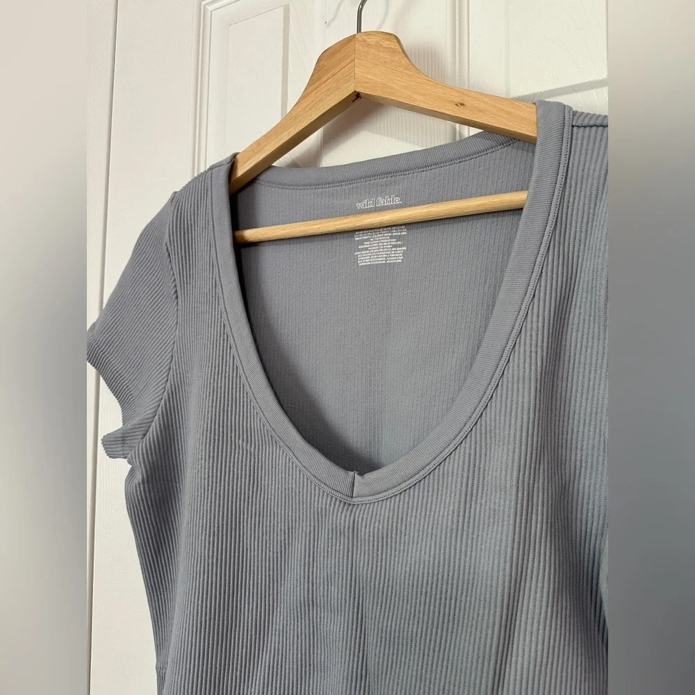 Wild Fable Ribbed Crop Top - Picture 2 of 3